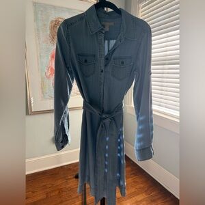 Banana Republic Blue Denim Dress